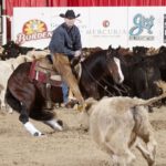 Lloyd Cox and One Time Royalty in their record breaking Open Futurity run.